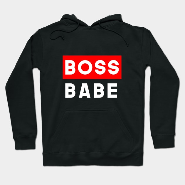 Feminist Boss Babe Hoodie by lisalizarb